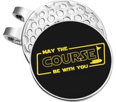 Fiction Film Fashion Golf Cap Clips Magnetic Golf Ball Marker Hat Clip 0.98 Inch Ball Marker Golf Clip Gift for Men Women Golfer