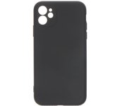 CARCASA NEGRA DE PLÃSTICO SOFT TOUCH PARA IPHONE 11