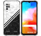 Funda Silicona para Ulefone Armor 12 5G diseño Mármol 01 Dibujos