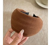 New Vintage Headband Wide Cross Hairband Plain Color Nonslip Headbands Women Hair Accessories