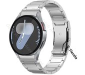 Titanium men bracelet for Samsung Galaxy Watch 7 4 6 5 40mm 44mm band 5pro 45mm Classic 42mm 46mm 43 47 no gaps quick fit strap