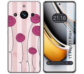 Funda Silicona para Realme 11 Pro / 11 Pro+ Plus 5G diseño Flores Vintage Dibujos