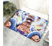 1pc One Piece Luffy Gear5 Floor Mat Floor Mat Anti-Slip Kitchen Bedroom Handmade Tufted Rug Carpet