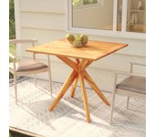 Mesa de Jardín 85x85x75 cm en Madera maciza de Acacia