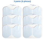Reusable Self-adhesive 2mmpin Electrode Pad  Physiotherapy Gel Patch for Back Waist TENS Unit Body Acupuncture Therapy Massager