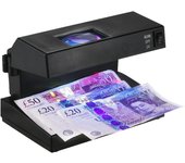 Portable Desktop Counterfeit Bill Fake Ticket Detector Cash Currency Banknotes Checker Machine Ultraviolet UV Magnifier Forged