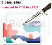 3PCS for Huawei matepad 10.4 2022 Tempered Glass screen protector 3 packs protective tablet film