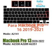 Compatible with MacBook Pro 13 Keyboard Cover A2289/A2338/A2251&MacBook Pro 16 Keyboard Cover A2141 Thin Protector for Touch Bar