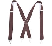 Tirantes Hombre Elásticos con Clips Extra Fuerte,Una Talla Para Todos,Tirantes para pantalones,Tirantes