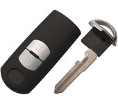jingyuqin For Mazda 3 6 CX-3 CX-5 Replacement  Smart Remote Car Key Shell Case Fob Red Hold with Uncut Blade