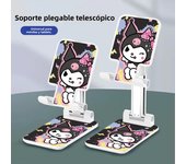 Sanrio Kuromi Desk Mobile Phone Holder Stand For IPhone IPad Adjustable Desktop Tablet Holder Universal Table Cell Phone Stand