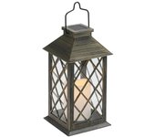 Lámpara Solar LED Exterior Forma De Farol Para Jardín Decoración De Pared De Patio Puerta De Terraza Arte De Escultura