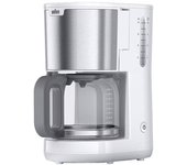 Cafetera de goteo Braun KF1500WH 10 tazas blanco/inox
