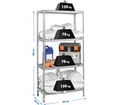 Estantería SIMONRACK SIMONRACK SimonrackEcoclick mini 4/300 1600 galva