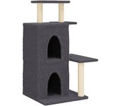 Rascador para Gatos con postes de isal de color crema 86 cm
