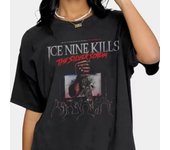 Men Clothing Homme Mens short sleeve Round Neck New in Top & Tees Y2k Tee Ice Nine Kills The Silver Scream Rock Band T-Shirt