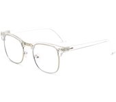 Metal Frame Anti-Blue Light Radiation Protective Glasses Female Students Removable Lenses