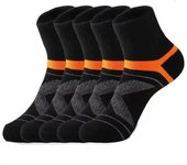 Calcetines deportivos negros para hombre, medias transpirables de alta calidad, informales, para correr, otoño e invierno, lote de 5 pares