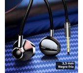 Heavy Bass Type C&3.5mm HIFI Stereo Wired Earphones In-ear Headphones with Mic Earbuds Noise Reduction Gamer Headset for Samsung