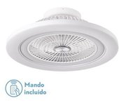 FABRILAMP Ventilador de Techo Blanco 72W DC Mato | Aspas Transparentes | 6 Velocidades