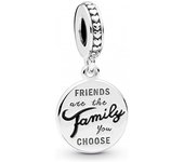 Pandora - Charm colgante en plata de ley Los Amigos Son Familia 798124EN16