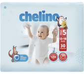 PAÑAL INFANTIL CHELINO TALLA 5 13 - 18 kg 30 PAÑALES