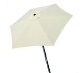Sombrilla Aktive 270 x 236 x 270 cm Ø 270 cm Acero Aluminio Crema