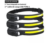 1-10PCS LED Indication Headlamp Rechargeable Head Flashlight 1200mah Built in Battery Outdoor Camping Fishing Headlight Lantern