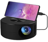 YT200 Smart Projector LED HD TV Video Projetor for 4K 1500 Lumens Android Same Screen Home Cinema Outdoor Portable Projetor