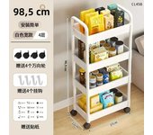 Explosive household multi-layer trolley storage rack, floor standing kitchen, bedroom, bathroom storage rack