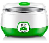 DAM. Yogurtera eléctrica control de temperatura constante, contenedor de acero inox. libre BPA grado alimentario 16,5x16x10,8cm