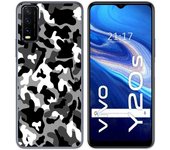 Tumundosmartphone Funda Gel Tpu para Vivo Y20s / Y11s diseño Snow Camuflaje Dibujos