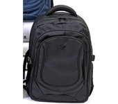 J.S ONDO MOCHILA TIPO TELA PARA HOMBRE Mochila Escolar Mochila de Viaje Negocios Trabajo Diario Antirrobo Impermeable Grande Mochila Ordenador CLASICO 19pulgadas