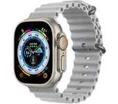 Original Ocean Silicone Strap for Apple Watch Ultra Band 45mm 49mm 41mm 44mm 40mm 42mm 38mm  Bracelte IWatch Series 9 8 7 6 Ultr