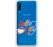 Funda original compatible con Samsung Galaxy A50 - A50s - A30s - Hello Kitty Caligrafica
