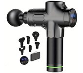 Fascial Massage Gun Electric Percussion Pistol Massager Body Neck Back Deep Tissue Muscle Relaxation Fitness Tool For Shoulder