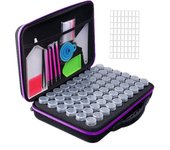 30/60/120Bottles Storage Bag 5D Diamond Painting Accessories Tools Storage Box Carry Case Diamant Painting Tools Container Bag