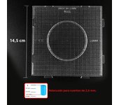Hama Beads Template 2.6mm Perler Pixel Art Jigsaw Puzzle Beads Tool Figure Material Board Transparent Puzzle Template