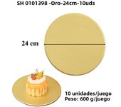 Golden Coated Round Cake Board Diameter 10-30CM Available Cake Cardboard Cake Dessert Tray Pastry Circle Cardboard Base