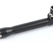 Mini destornillador y puntas, accionamiento de 1/4", extensión de mango en forma de L, llave de tubo de cabeza hexagonal doble, destornillador de cabeza plana, kit de puntas para destornillador Torx