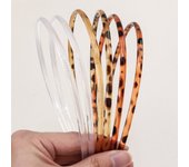 4/5/6pcs Fashion Matte Headband For Women Girls Thin Headband Female Plastic Teeth Hairbands Simple Hair Accessories Mix Styles