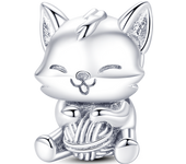 Animal Collection Silver Plated French Bulldog Cat Butterfly Ladybug Charms Beads fit Original Bracelet Jewelry Making