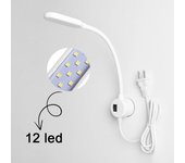 LED Sewing Machine Lighting Lamp Touch dimming Industrial 10/30 Led Light 360° Flexible Adjustable For Base Adsorbed Work Lamps