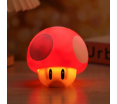 Super Mario Bros Anime Night Lamp LED Sound Question Mark Mushroom Light Action Figures Toy Cute Star Lights Kids Birthday Gift