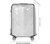 Full Transparent Luggage Protector Cover Waterproof Dustproof Durable Suitcase Cover PVC Trolley Case Cover Luggage Accessories