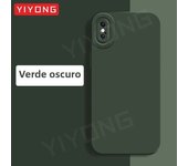 For iPhoneX Case YIYONG Original Liquid Silicone Soft Cover For iPhone X S XR XS Max 10 iPhone10 iPhoneXR iPhoneXS Phone Cases
