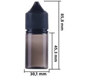 1PC 10/30/50/100ml PET Empty Bottle Pointed Bottle Plastic Dropper Bottle Oil Filling Bottle For Liquid Jar Juice Nail Gel
