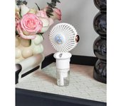 Mini ventilador de mano recargable por USB, Humidificador portátil, Enfriador de niebla, ventilador de pulverización de refrigeración para el hogar, la Oficina y el dormitorio, nuevo modelo.