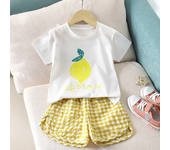 Toddler Cute T-shirts+Shorts Baby Girls Summer New Clothes Casual Two Pieces Suits Infantil Trendy Simple Thin Soft Tees Outfits