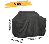 Cubierta impermeable para Parrilla de carbón de barbacoa, resistente a La Lluvia, para Exterior